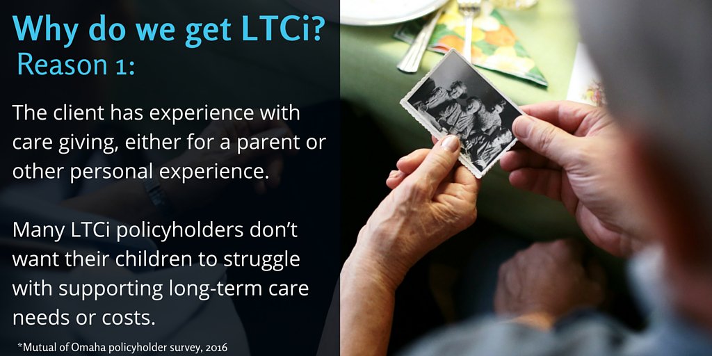 TNBCBrokerage's tweet photo. What are the major motivations why #policyholders purchase #LTC #Insurance? Here's reason No. 1:
#LTCPros #FinServ https://t.co/yJxXekbA98