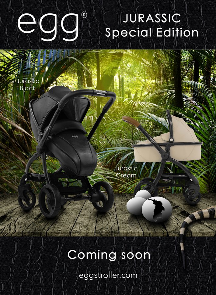 Coming soon to The Oxford Pram Centre - the rather stunning Jurassic collection by <a href="/eggstrollerUK/">egg stroller UK</a> - can't wait!