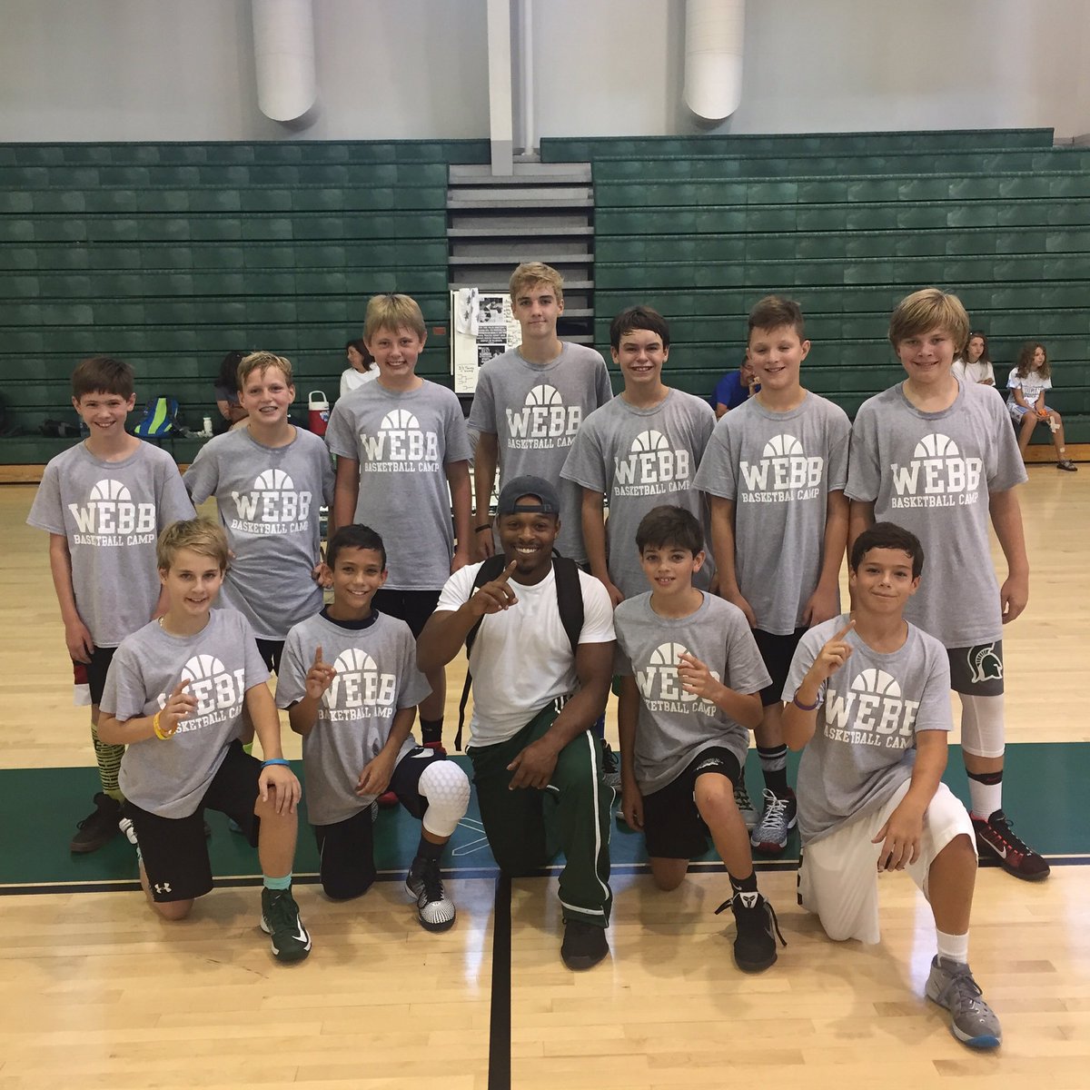 KnoxWebbHoops's tweet photo. Coach Caleb Blance with his Showtime Lakers team. Shooting League Champs! #championshipfriday #whywebb https://t.co/yX25YRE32B