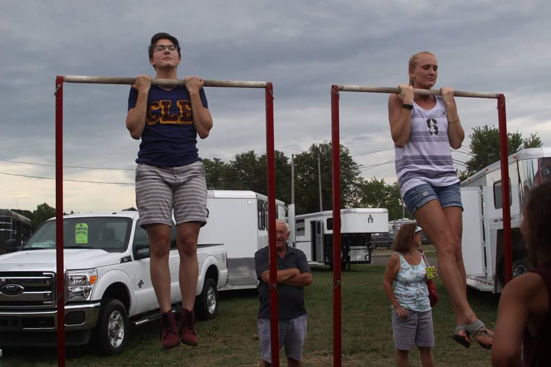 ssgtbender's tweet photo. You think you can hang?? #TriCountyMarines #rscleveland #canfieldfair https://t.co/7QYnvGyo7z