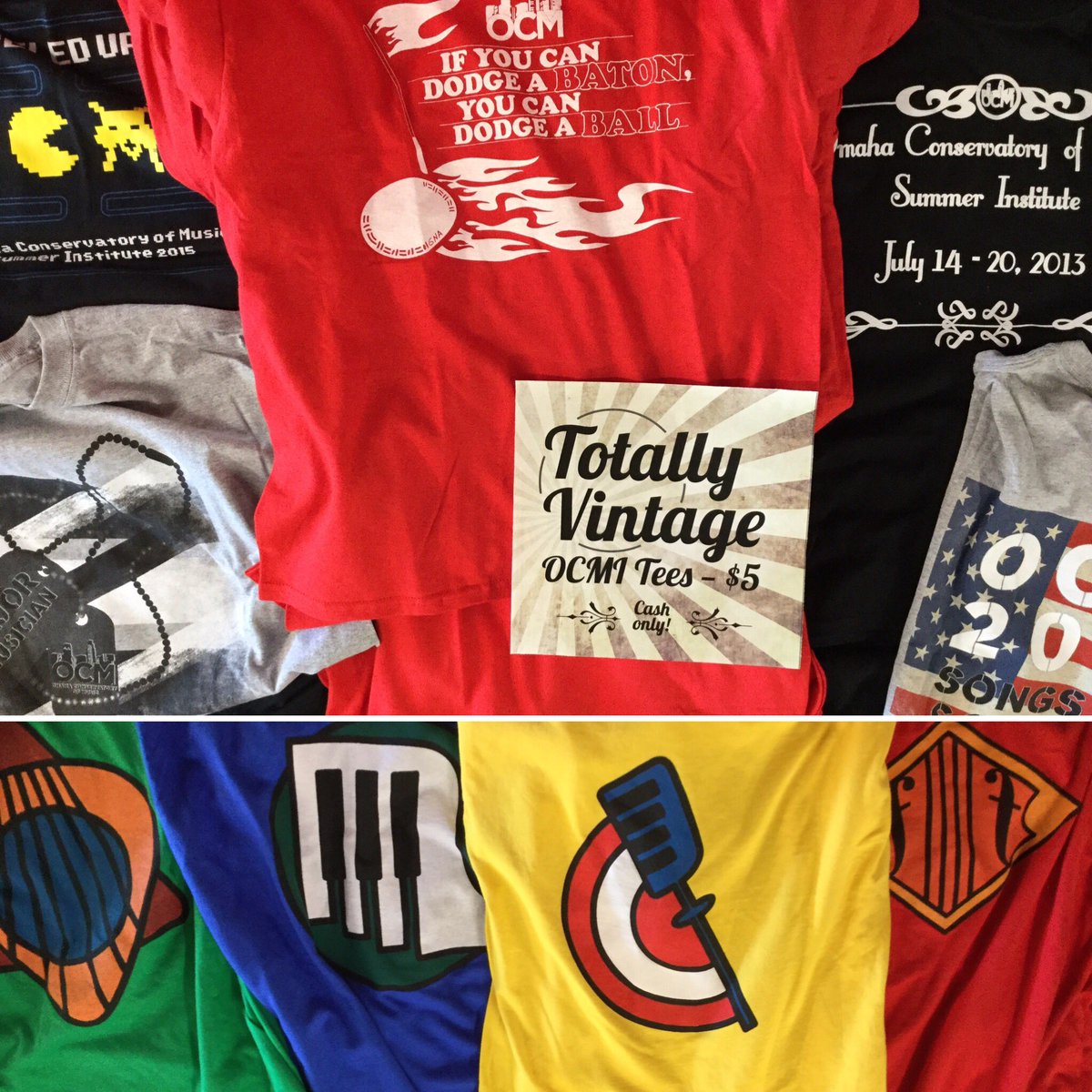 OmaConservatory's tweet photo. FIVE DOLLARS... CASH... #vintage #tshirt #firesale #everythingmustgo #OCMI2016 https://t.co/36i18jkUZu