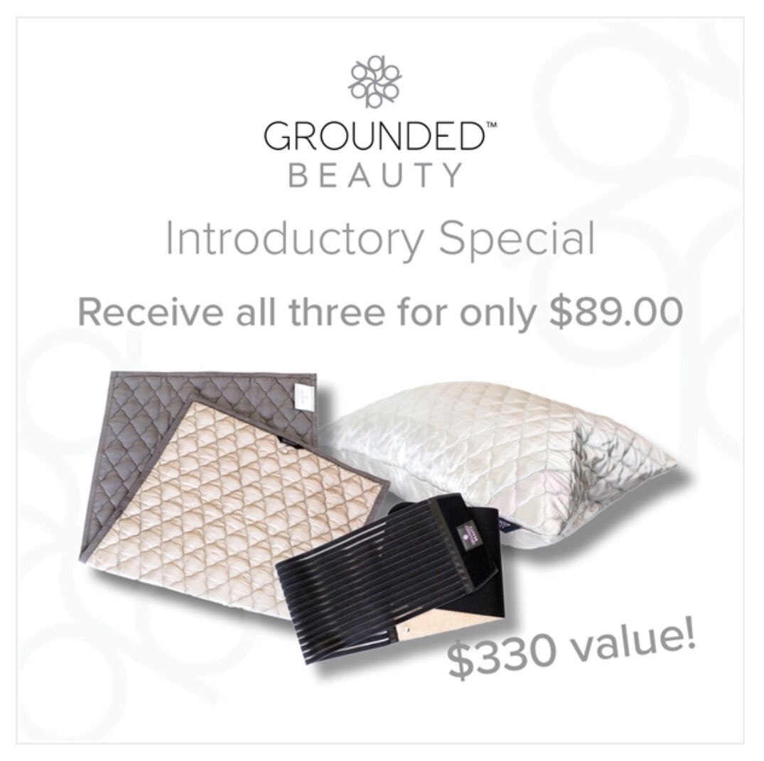 GroundedBeauty's tweet photo. All three of our 100% silver products available in one convenient Introductory Pack for a fraction of the retail! https://t.co/suVEVBzW09