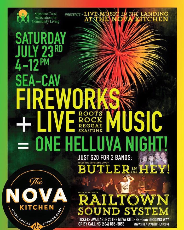 RailtownSound's tweet photo. Very stoked to be back on the #SunshineCoast tomorrow night @thenovakitchen for @SeaCavalcade #Gibsons #Reggae #Dub https://t.co/ajpP8ULPnx