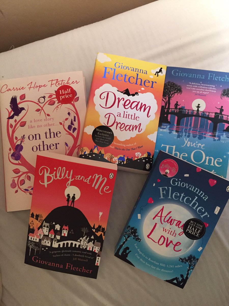 Katy_James7's tweet photo. Just a bit of light summer reading 😂 can't wait heard great things! @CarrieHFletcher @MrsGiFletcher 
☀️❤️📚 https://t.co/83iTP5wvzJ