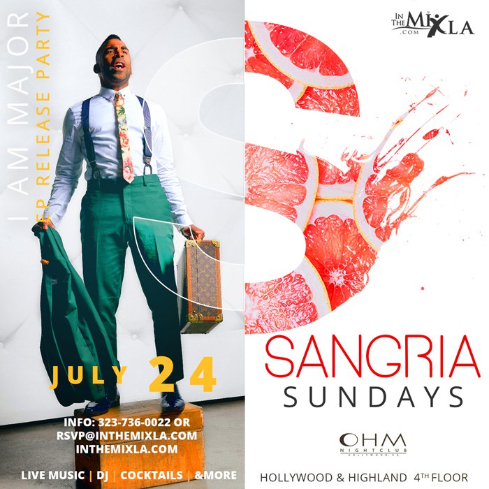 fusicology's tweet photo. This Sun 7/24 #LA @InTheMixLA_com #SangriaSundays @ohmnightclubla https://t.co/bOefgYUarb #InTheMixLA https://t.co/OX54iTOvAg