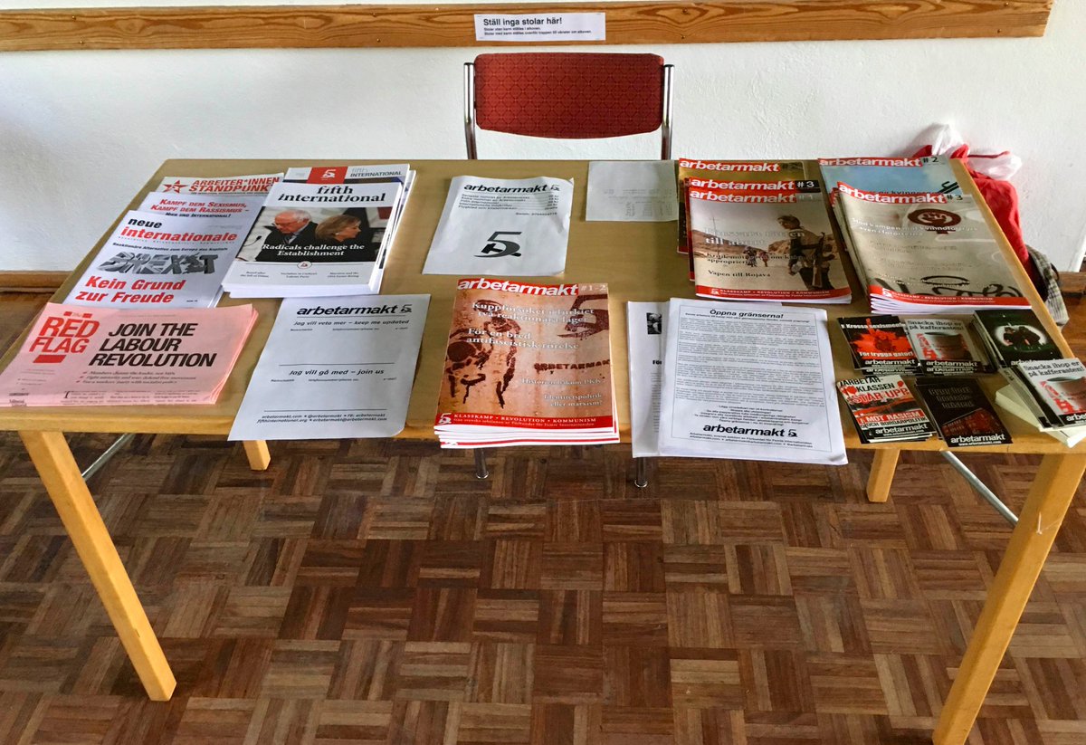 arbetarmakt's tweet photo. Nya numret av Arbetarmakts tidning är här. Köp ditt ex på Marx Lovers Summer Camp i Göteborg redan imorgon! #stratko https://t.co/ZczhtCUEsi