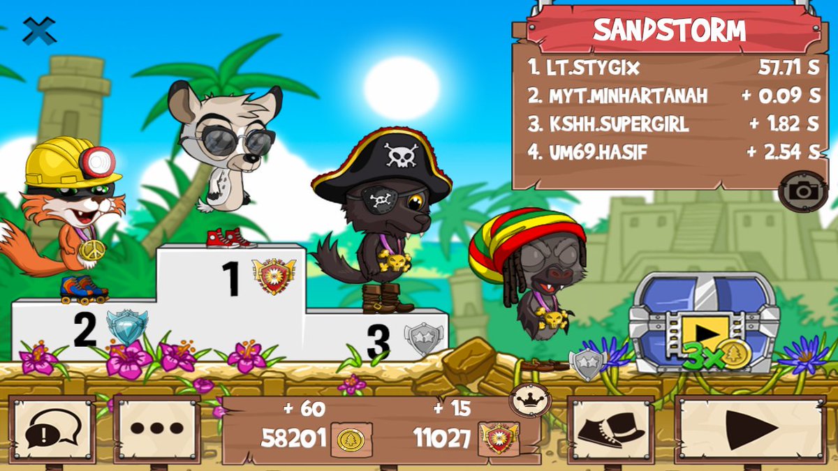 StyGix's tweet photo. Close one. GG #funrun2 #MinHartanah #supergirl #hasif https://t.co/kAwvxWQN24