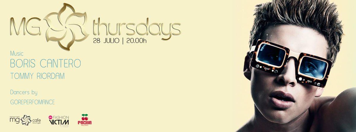 mgcafe_rte's tweet photo. Y el próximo jueves en #MGThursdays... #BorisCantero #TommyRiordam #GorePerformance #MGcafé #PalmaBeach #lifestyle https://t.co/yqjvnnfrsd
