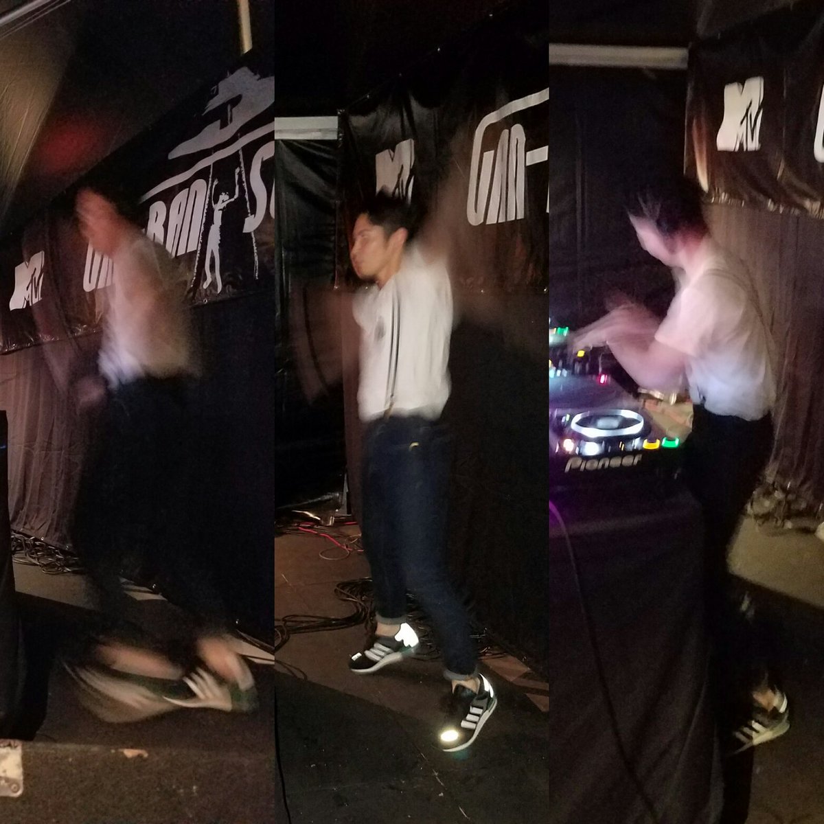 Ratio1618's tweet photo. 動きがうるさ過ぎて、いっぱい撮ったのにほとんどブレてる
#Raymond
#TheSAMOS
#Fujirock https://t.co/9PCMpxIEz7