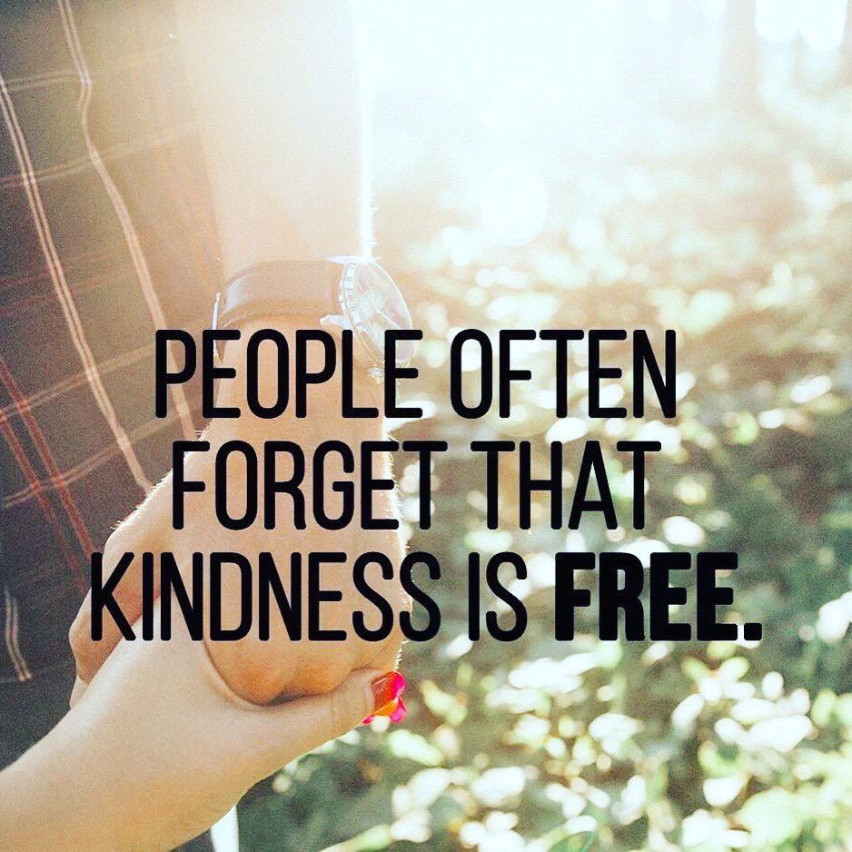 pastorchadmoore's tweet photo. Kindness is never wasted energy. https://t.co/crZnUjyPUO