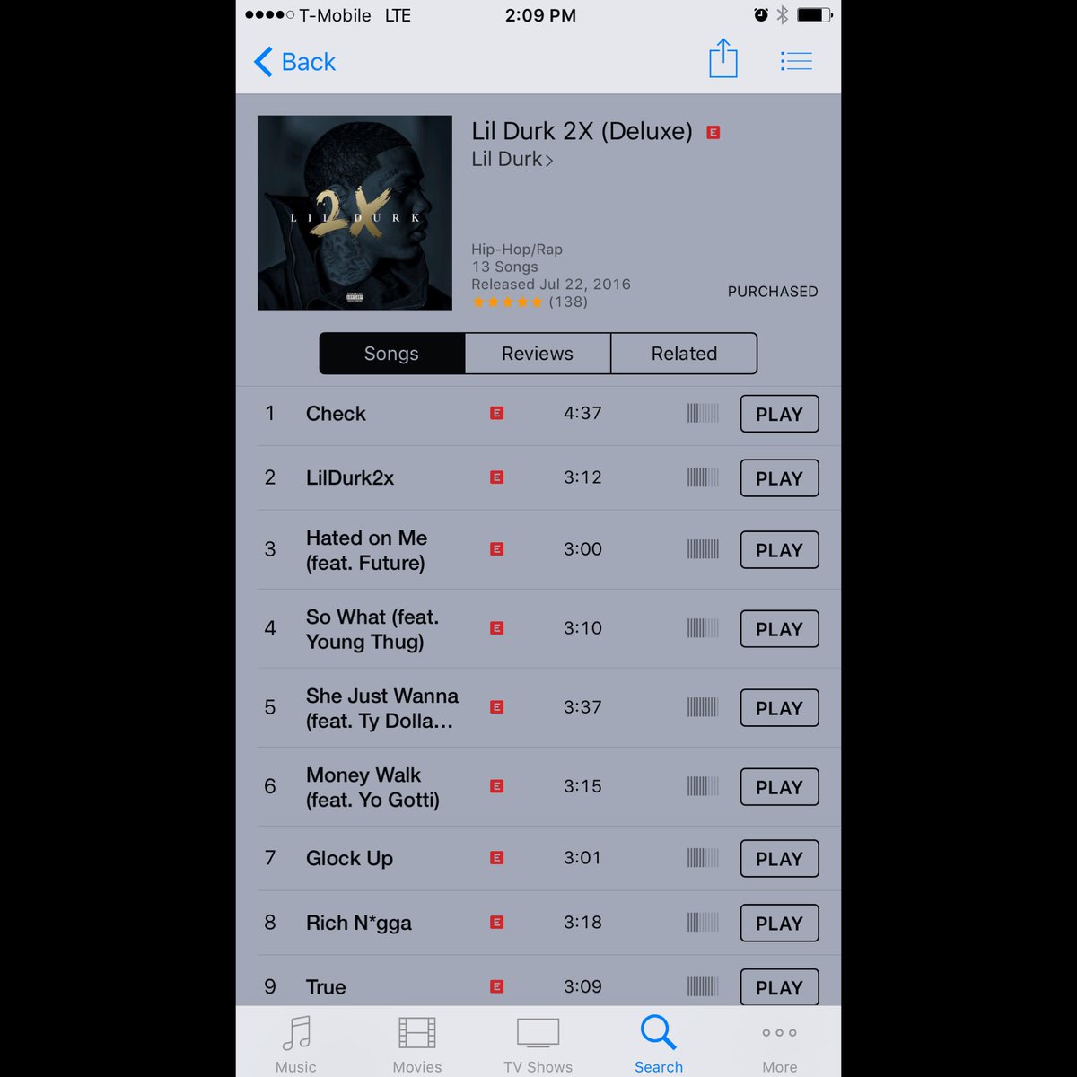Im__AnnMarie's tweet photo. Just Purchased My Copy 😼🔥👌🏼💯🎶 #lildurk2x Out Now @lildurk #GoGetThatNow https://t.co/LHssXU8FF3