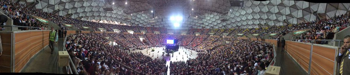 Un aforo de 10.200 personas hoy #BajoLaCúpula todo en orden para el disfrute del evento #SomosExcelencia