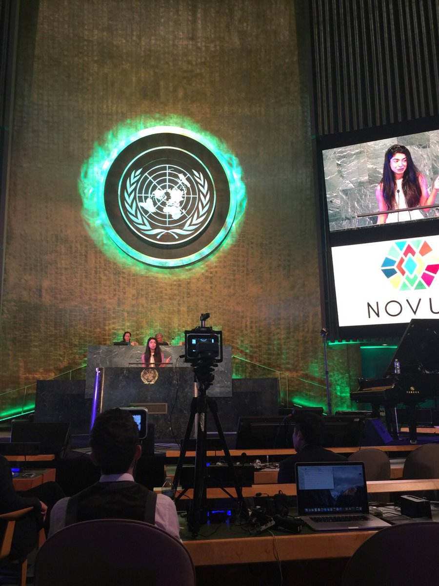 Shiza's tweet photo. Congrats @KunalSood @NovussummitUN on a great conference. Enjoyed speaking at @UN with these rockstar women https://t.co/tx3V5L9Tug