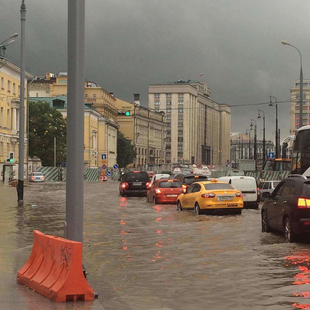 Ливни в москве