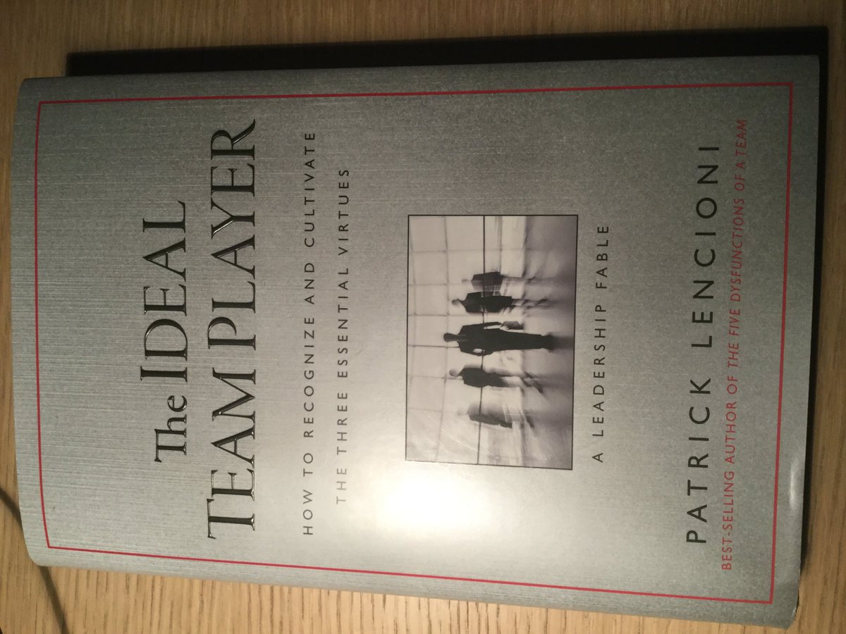 No one else but #Lencioni can write so much wisdom about how to improve results with #team players. A #must-read