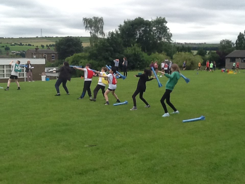 MissHooksBPS's tweet photo. Year 6 enjoying their last ever Primary School Sports Day! @Battyeford https://t.co/NYua5qDyAf
