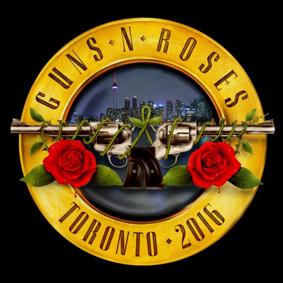 Tomorrow @gunsnroses #NotInThisLifetime Tour! Gates @ 6:30PM, @billytalentband @ 8:10PM and @gunsnroses @ 9:25PM