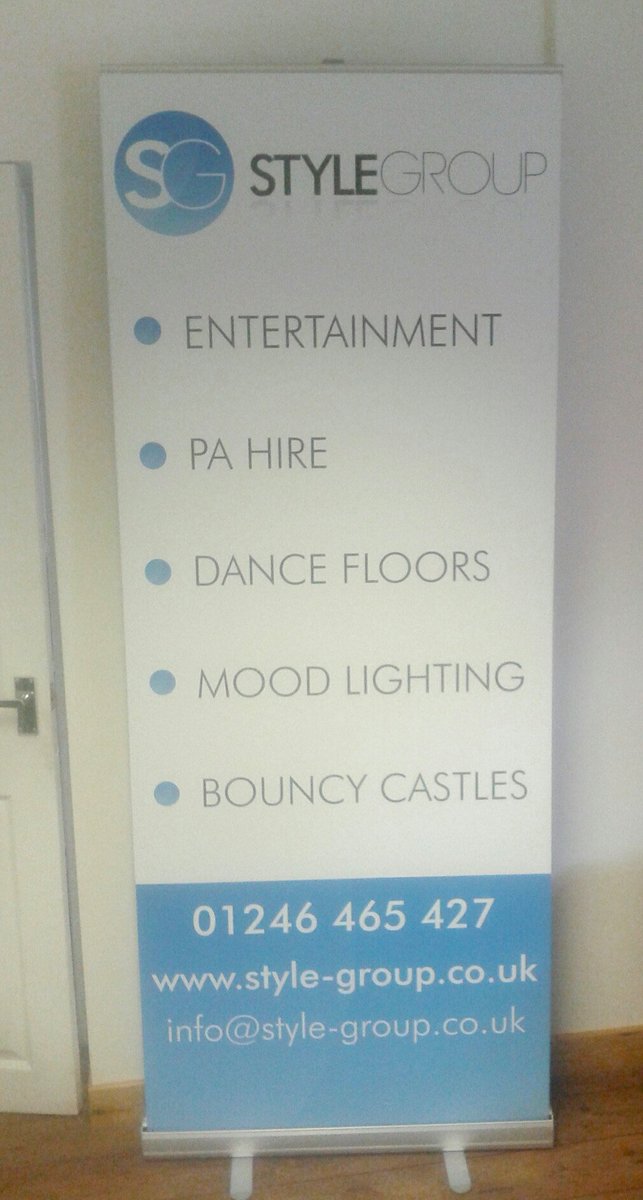 JumbleDesign's tweet photo. Another Roller Banner printed for @stylesounds. https://t.co/rMEZzejshy