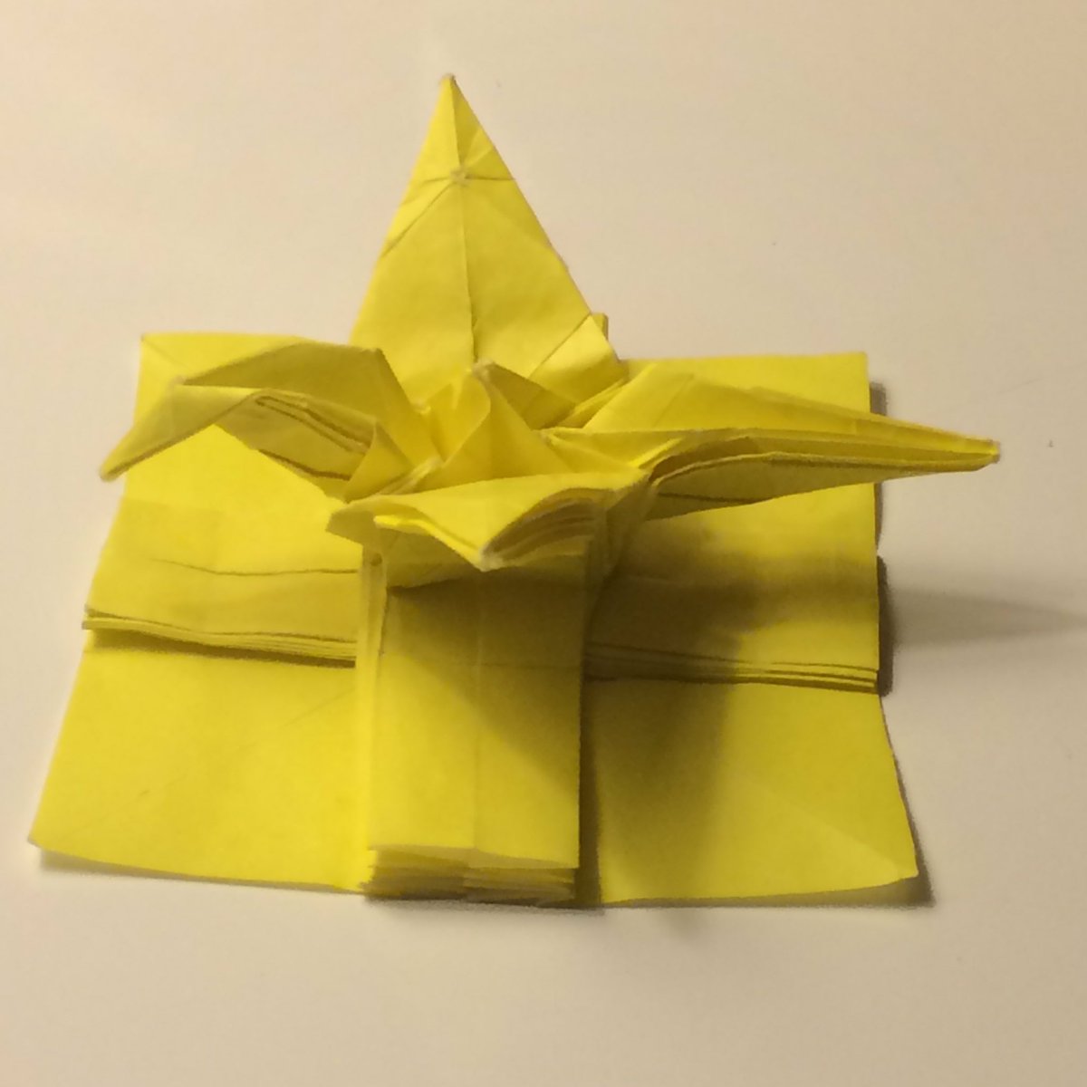 KitSchwinn's tweet photo. A rocket turns into a Crane on a Plane
Next up, tessellate
#origami #testfold #tessellation #paper https://t.co/VEFxWmJkuZ