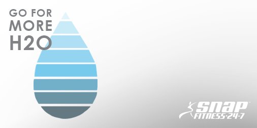 snapfitness's tweet image. Ready for this week’s #SnapChallenge? Drink at least 8 glasses of H2O every day this week-your body will thank you!