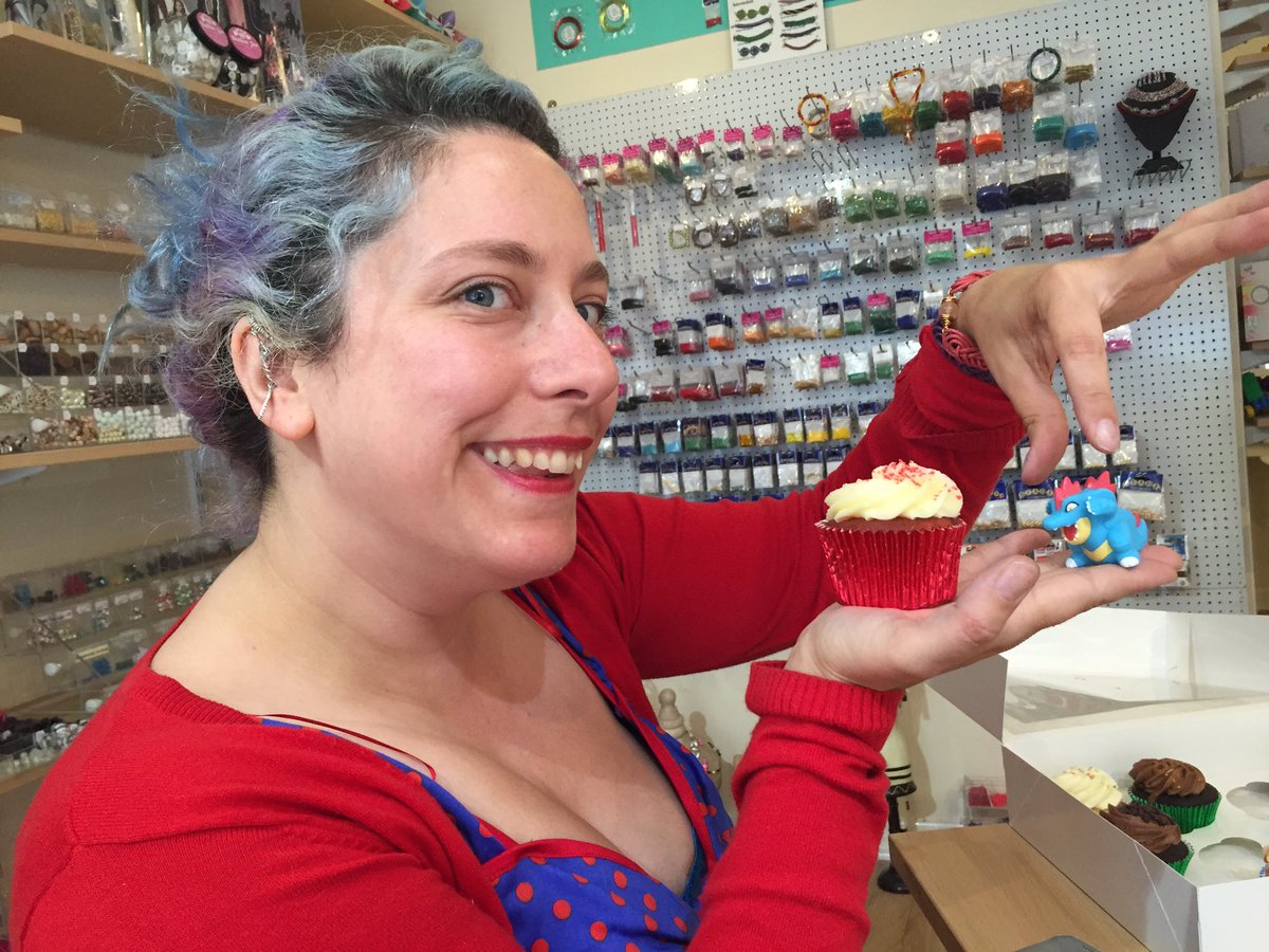 This little #Totodile is trying to steal Alex's birthday cake! #Pokemon #Aberdeen #beading