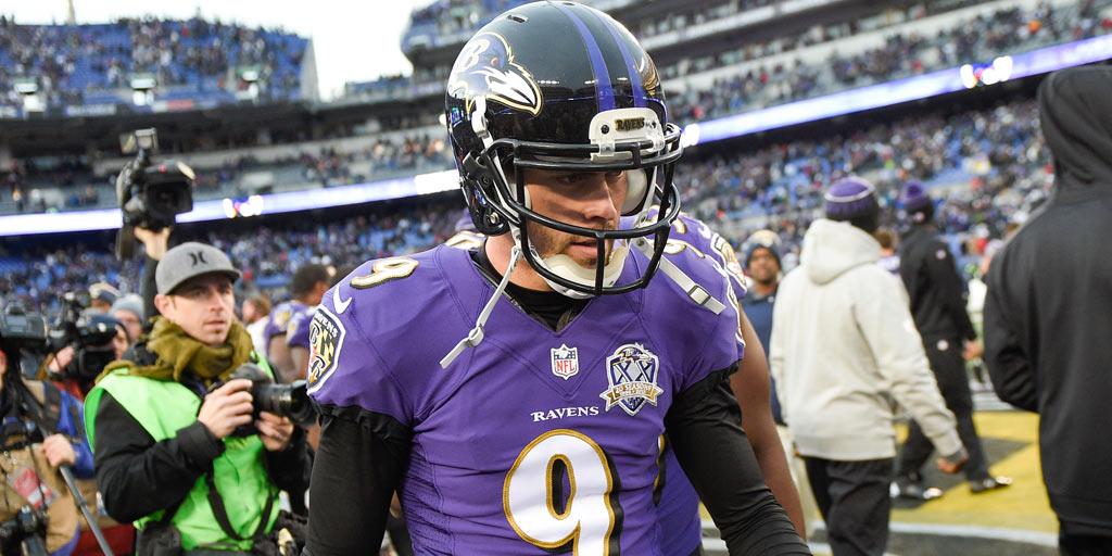 Justin Tucker will not re-sign in Baltimore if he plays 2016 season under f...