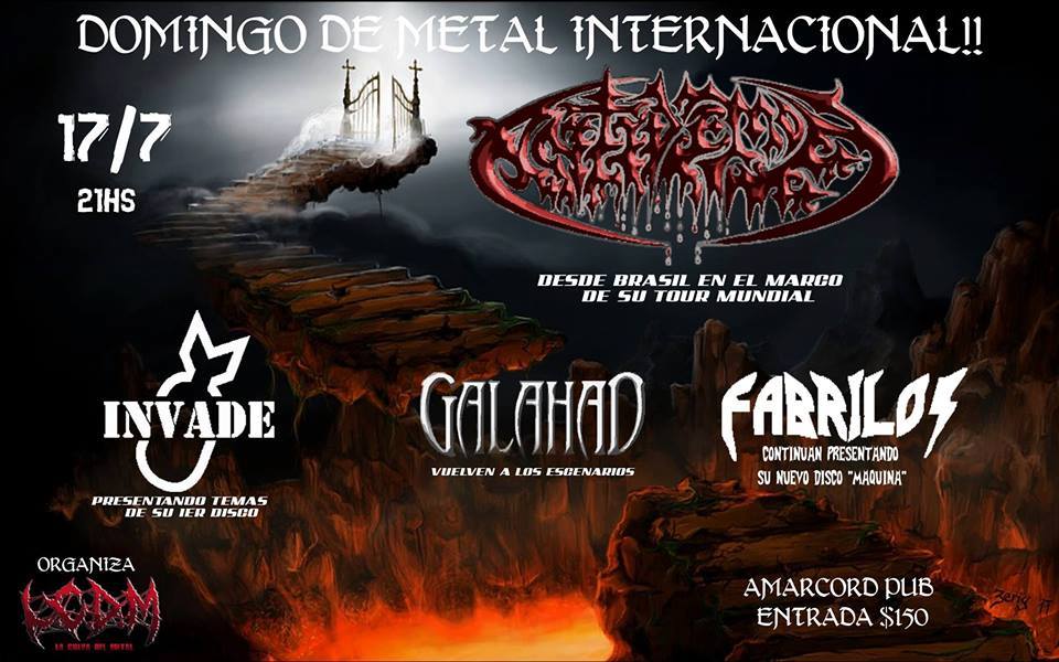MetalerosUy's tweet photo. DOMINGO 17 de JULIO - METAL INTERNACIONAL en #AmarcordPub
ANTIDEMON (BR)
INVADE
GALAHAD
FABRILOS https://t.co/s2Ky8xCdmf