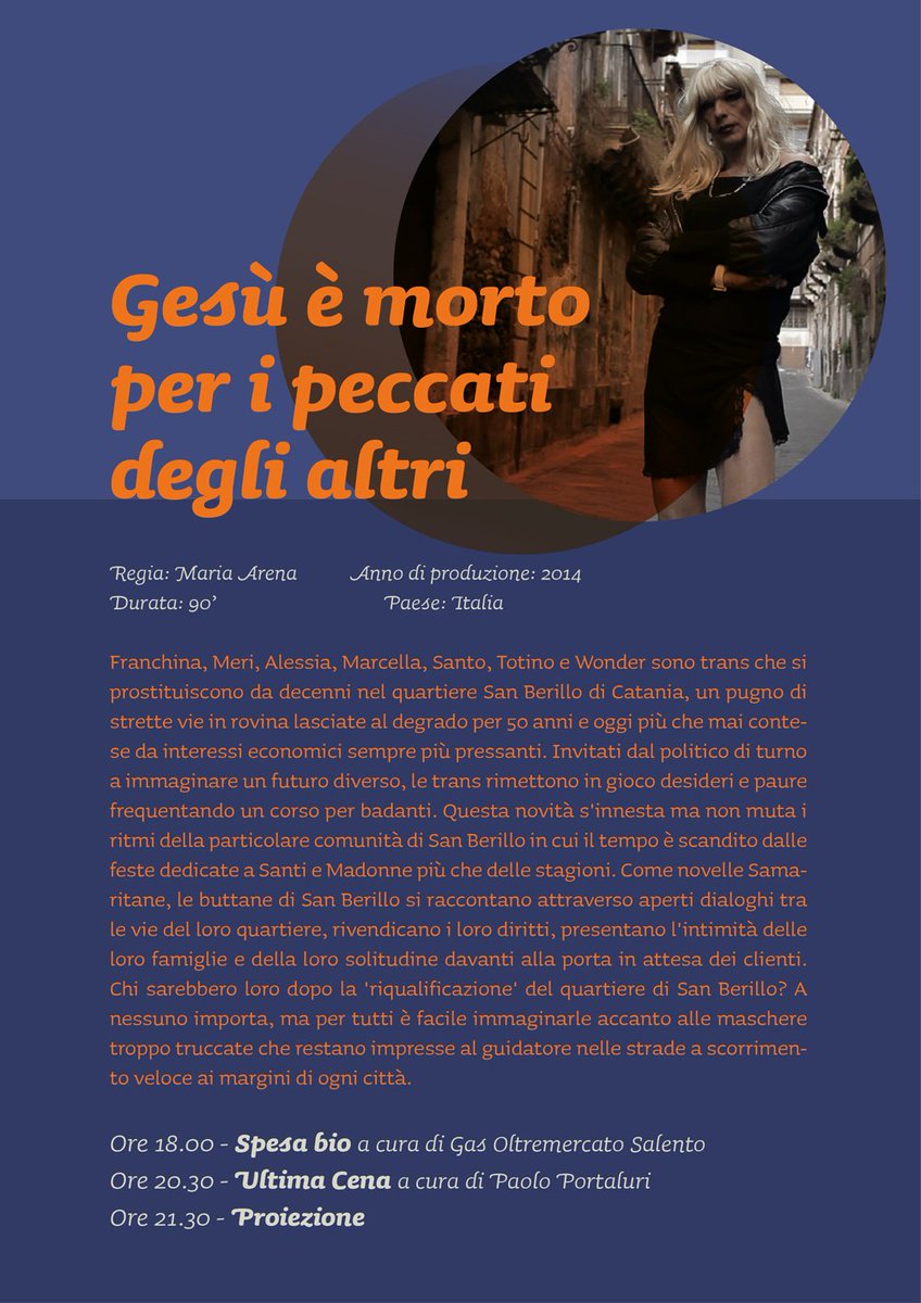 Questa sera secondo appuntamento di #arenaknos. Cinecena h.20:30 Proiezione h.21:30 #lgbtiqa #cinema #mediterraneo