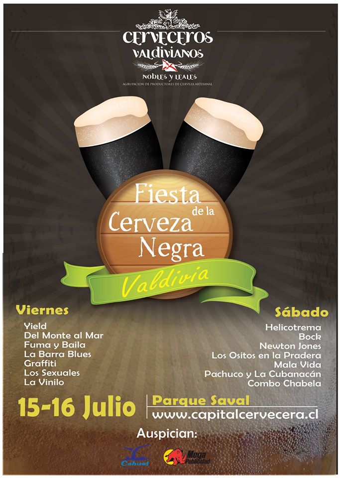 ImagenSurZAL's tweet photo. Hoy comienza Fiesta d Cerveza Negra #FCN2016 n #ValdiviaCL
https://t.co/06oMH5dqoy
@topbeermagazinen @BrotherwoodCL https://t.co/qoIj49iL95