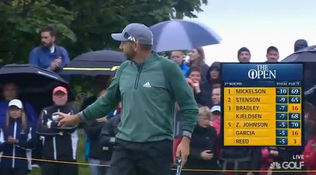 And with that 🐥 on 16, Garcia is on the first page of the leaderboard!