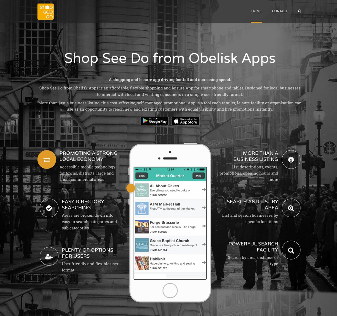 WooCreativeUK's tweet image. Just finished the two websites for @ShopSeeDo and @ObeliskApps 
Rather proud of them I have to say