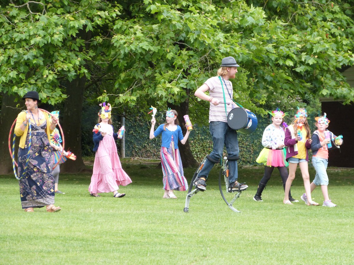 The stilt walker was amazing!