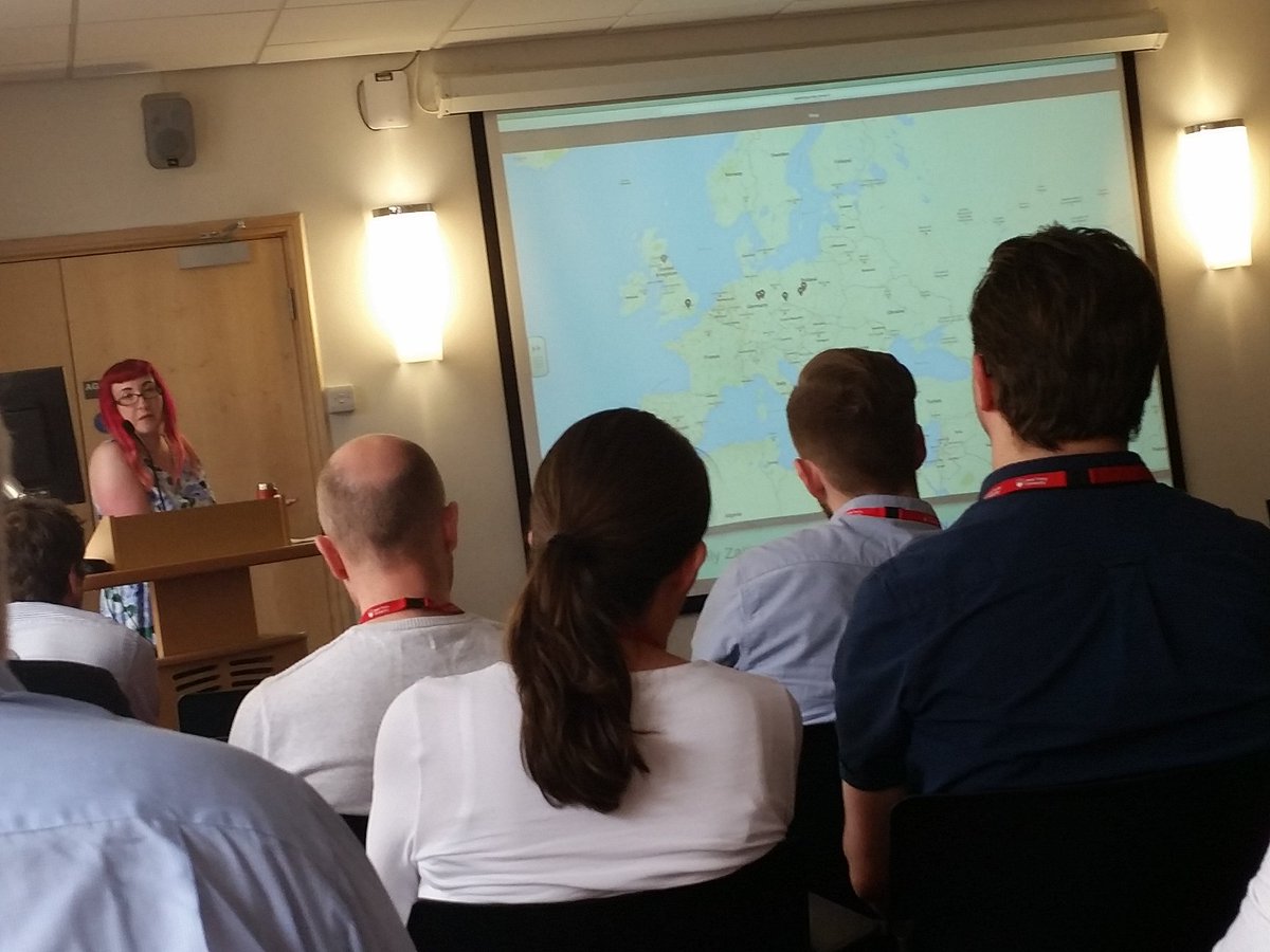 LTUresearch's tweet photo. Kelly Zarins @LeedsTrinity #PhD Researcher talking about her work on Interactive Documentary #LTUResearchDay https://t.co/o9rb31Jen5