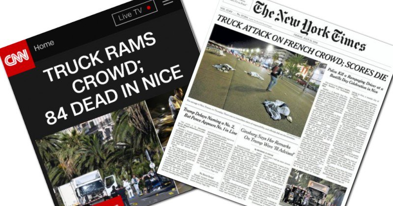 PrisonPlanet's tweet photo. Media Blames Truck, Not Terrorists or Islam, For Nice Attack - https://t.co/Amy5BhIDVV #NiceAttack https://t.co/fd9JGXEuP6