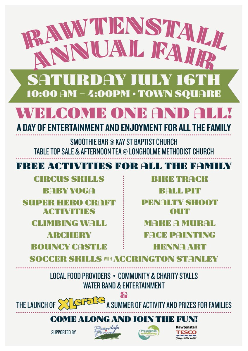 Rawtie's tweet image. @porcuspeople pls RT Rawtenstall Annual Fair tomorrow 10-4pm FREE Kids activities, stalls &amp;amp; great #porcus sausages !