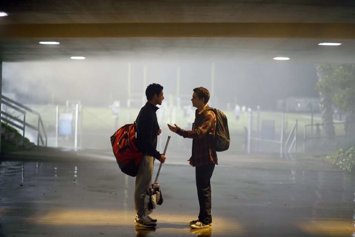 The first official images of Dylan O'Brien with Tyler Posey !!, image size:1200x800