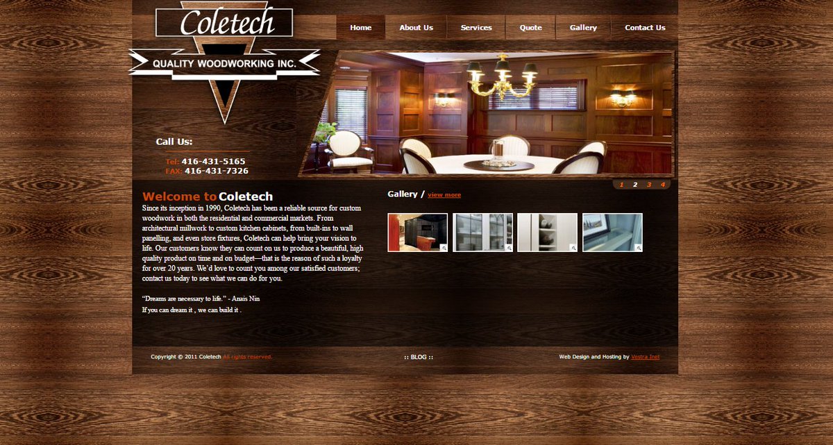 ColeTechInc's tweet image. Visit our website coletechinc.com for quality #woodworking solutions for commercial and residential sectors!