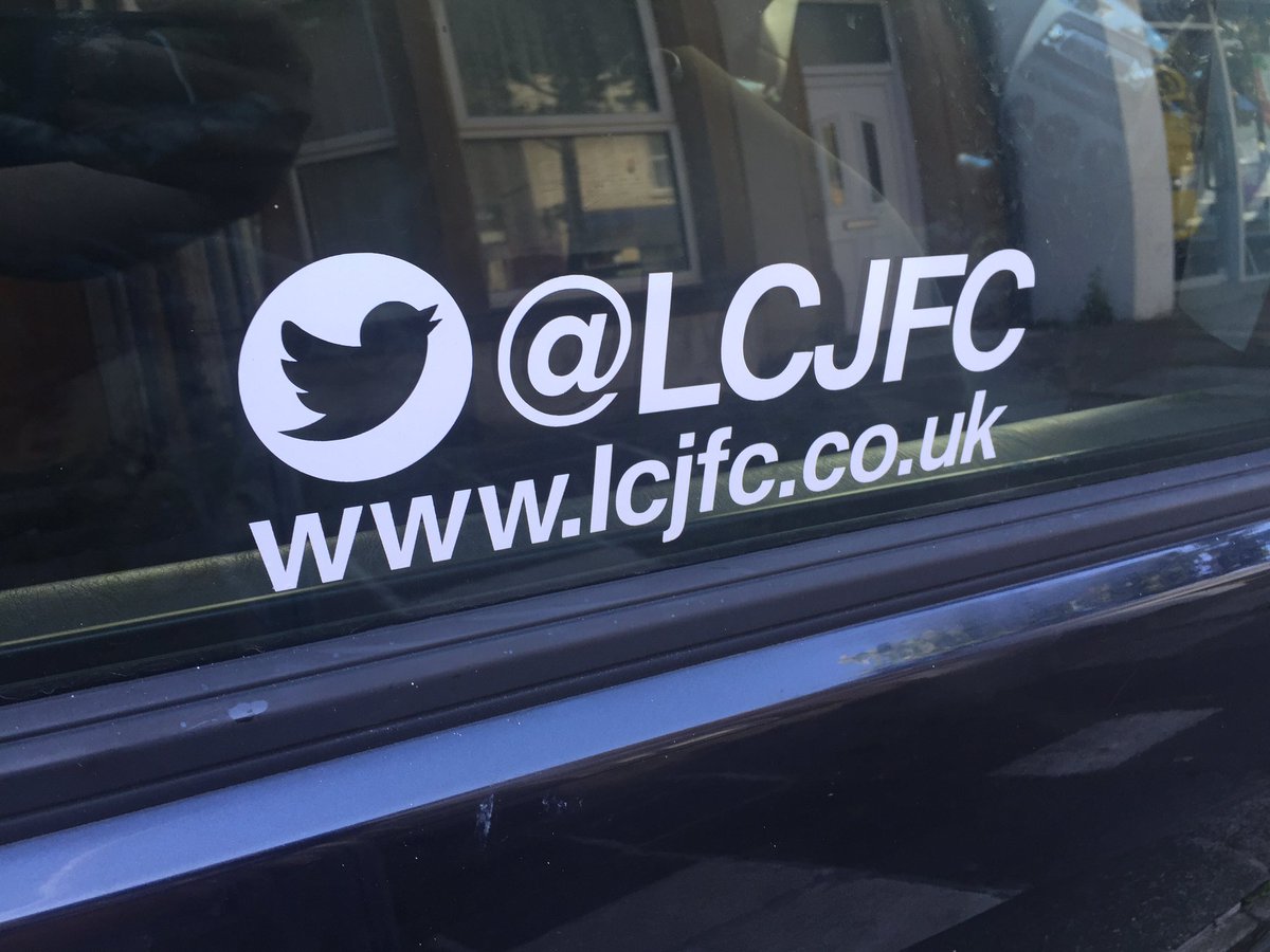 InfusionDesign1's tweet image. Car stickers for @LCJFC coaches and parents #window #stickers #vinyl