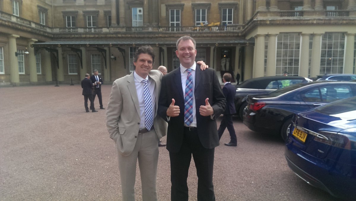 MDrWatson's tweet image. Super evening meeting with The Queen, The Duke of Edinburgh and The Princess Royal @TheQueensAwards @GroundControlGC