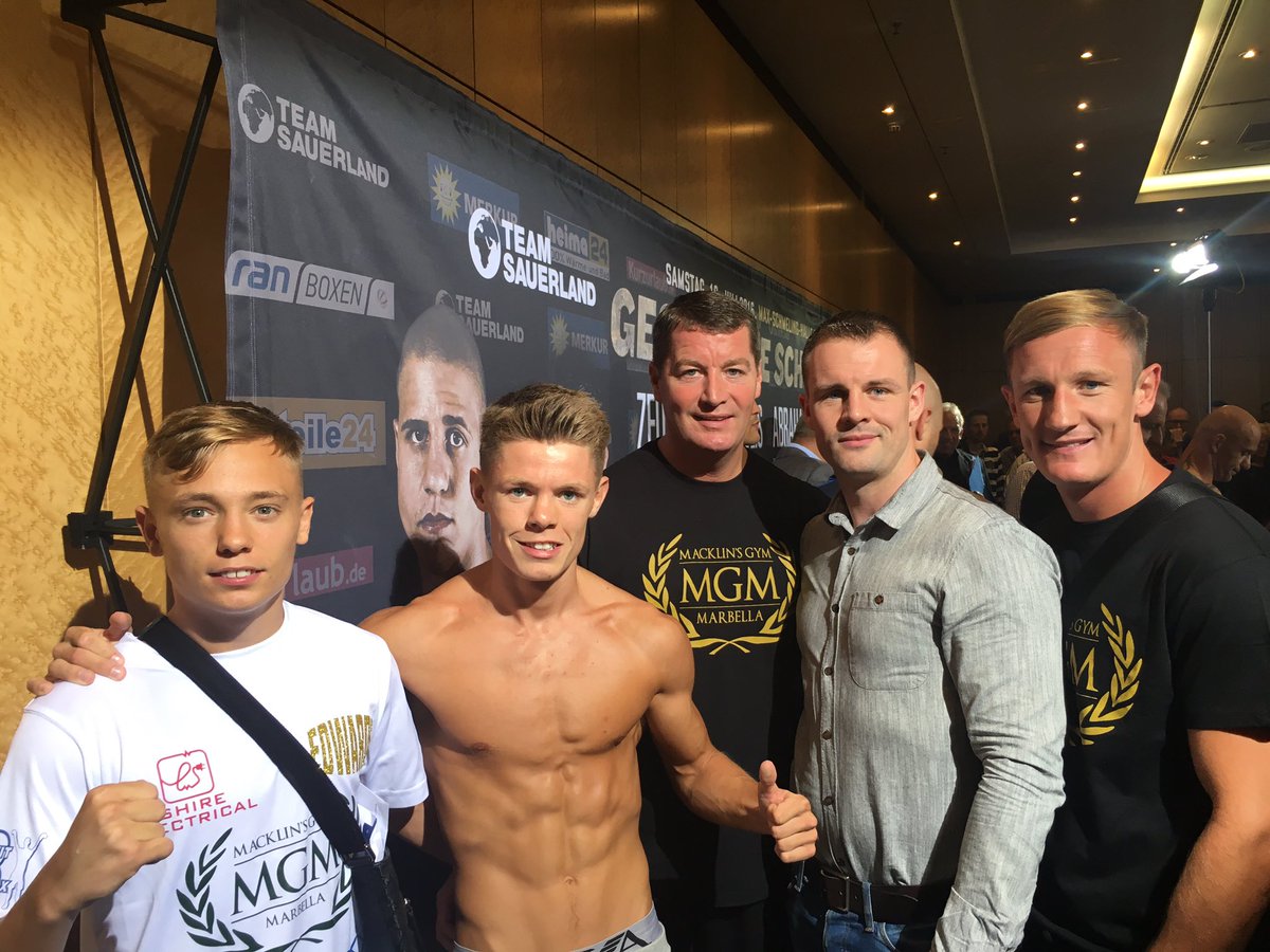 CEdwardsBoxing's tweet photo. Feeling great I weighed 8st3 @dannyvaughan99 @SunnyEdwards @SunnyEdwards @ThomasStalker1 @MGM_Marbella #TeamMGM https://t.co/m2YeOA5KOD
