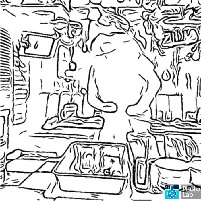 ageagetouhu's tweet image. Photo Lab アプリの写真効果 bit.ly/iphotolab #edgedetection