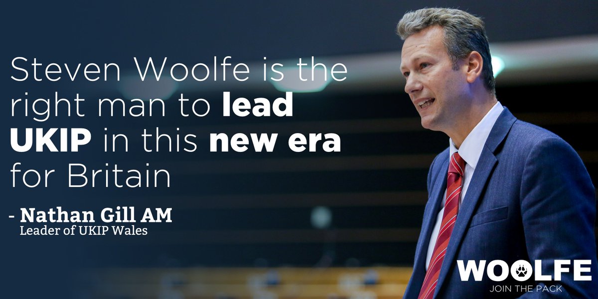 WoolfeForLeader's tweet photo. .@NathanGillMEP: "Steven Woolfe Is the Right Man to Lead UKIP in This New Era for Britain" 
https://t.co/Hjt21p48qj https://t.co/Av7KF66OAV