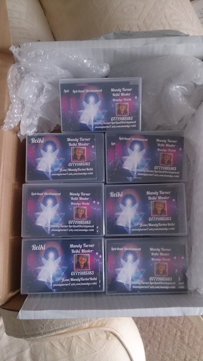 MandysReiki's tweet photo. New #businesscards have arrived! #reiki #mandysreiki #spirtualdevelopment #spiritual #holistic #healing #usuireiki https://t.co/qZsIUJa0xV