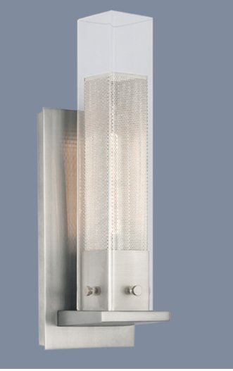 ILEXLighting's tweet photo. The #Norwell Lucas #Sconce uses 3 unique materials, including perforated mesh. See it here: https://t.co/2jJrxqHlex https://t.co/4wKtK4i9Tz