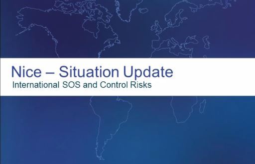 International SOS (@intlsos) on Twitter photo Situation update #NiceAttack. Travel advice. Recording <a href="/IntlSOS/">International SOS</a> <a href="/Control_Risks/">Control Risks</a> #Nice #France bit.ly/29II1Jf Situation update #NiceAttack. Travel advice. Recording <a href="/IntlSOS/">International SOS</a> <a href="/Control_Risks/">Control Risks</a> #Nice #France bit.ly/29II1Jf