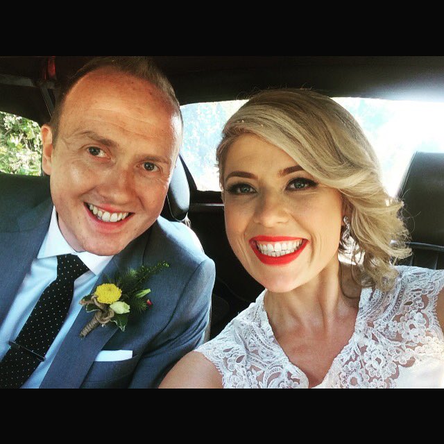BernardOToole's tweet photo. Day One as husband and wife. So now I have @ImGerTreacy for keeps! Couldn't be happier. #Gernard2016 https://t.co/b7LnXrnL6j
