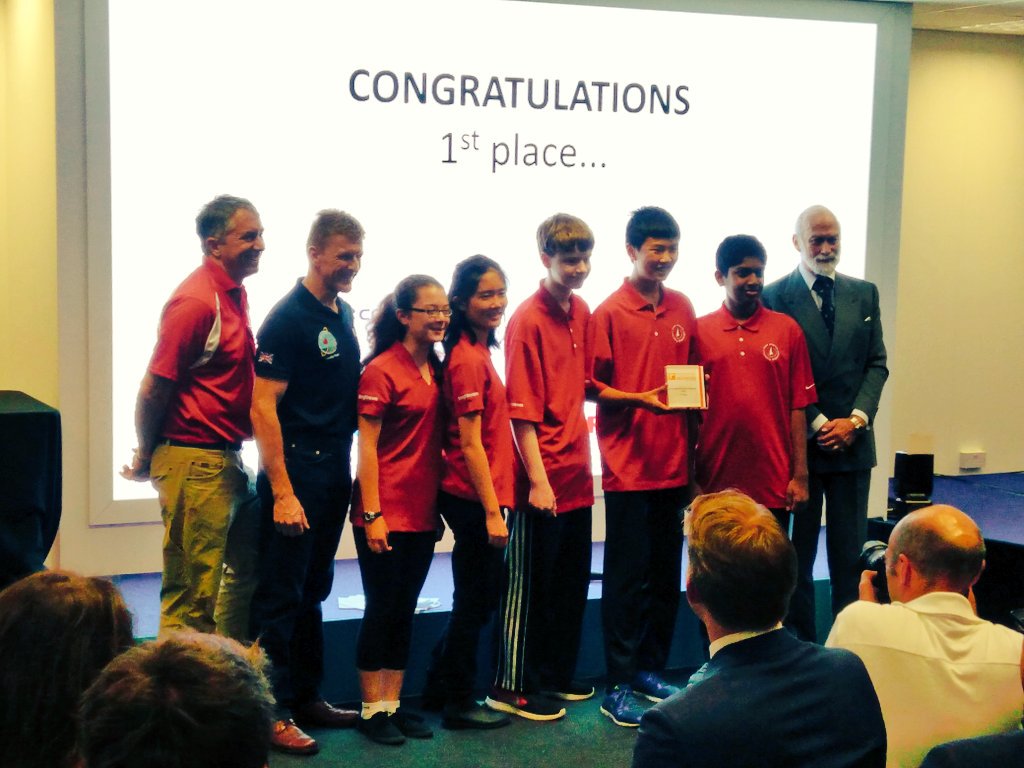 OdleRocketry's tweet photo. Our #spacepotatoes won the #IntRoCFinal ! Congrats to competitors esp. UK team @ADSFuturesDay with a great flight! https://t.co/yVlaHiGEVF