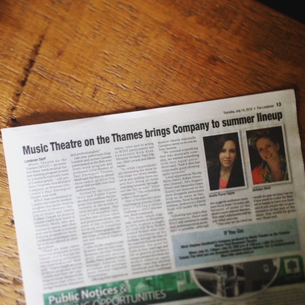 MTonthethames's tweet photo. @theatreinlondon @LondonerOnline correct not online yet! Was in print yesterday! https://t.co/P4ka3o80PL