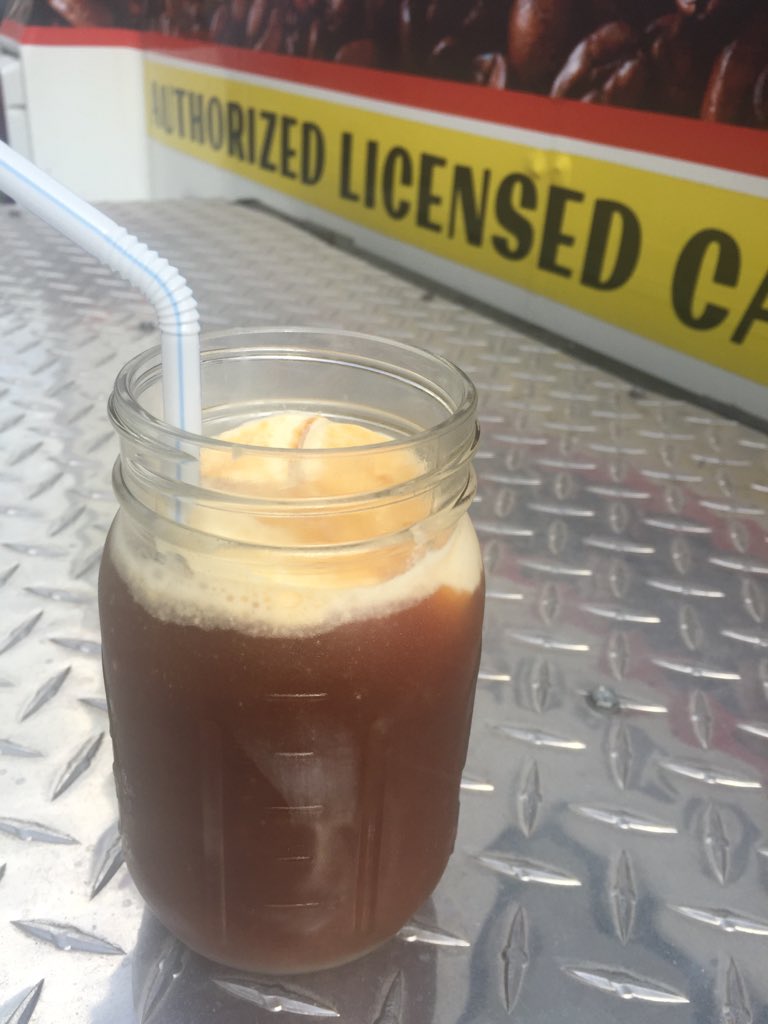 CoffeeAmbulance's tweet photo. I got this idea while visiting in NC, Coffee Float. 
#CoffeeLovers #icecream #espressorescuehoustontruck https://t.co/xf0ZJYf3xF