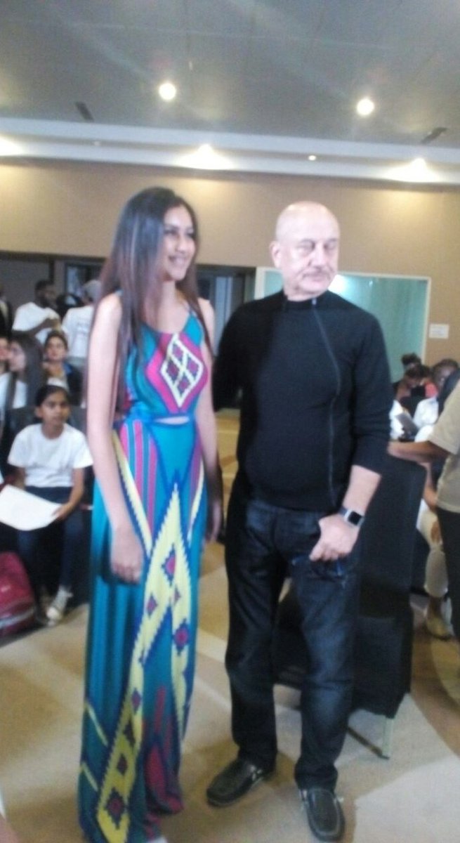 FinaliGalaiya's tweet photo. Moments at the @actorprepares  workshop with @AnupamPkher 

#missindiaworldwide  #miwk2016 https://t.co/txCIFaCnTn